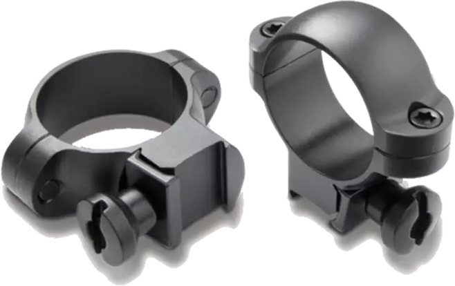 Burris 420076 Rimfire and Airgun Rings  Matte Black  1" High