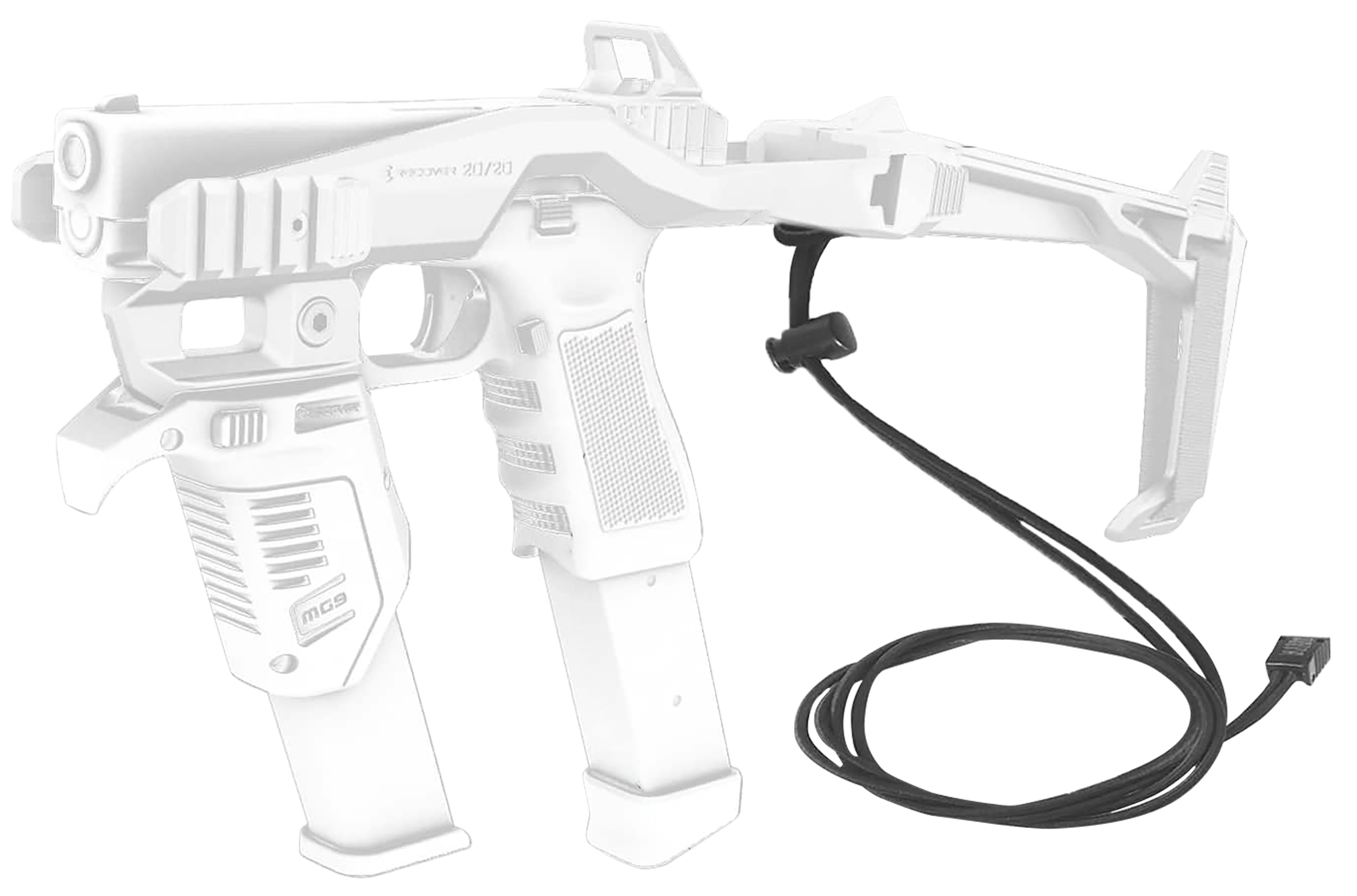 Recover Tactical FS2001 20/20 Sling Black Elastic Sling compatible w/ all Recover Tactical Stabilizer Braces
