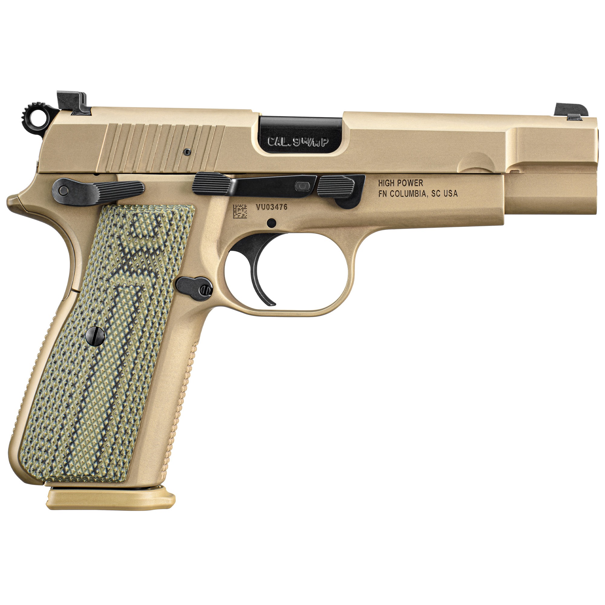 FN HIGH POWER 9MM 4.7" 10RD FDE OLVE