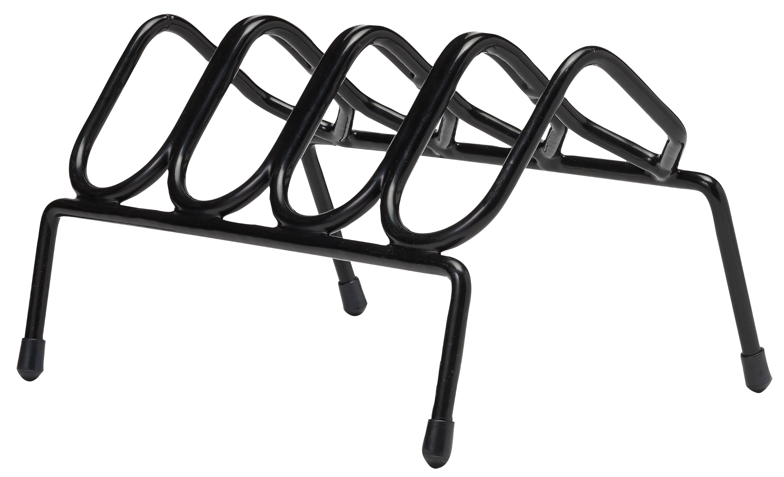 SnapSafe 75820 Pistol Rack  Black PVC Coated Steel Holds 4 Handgun