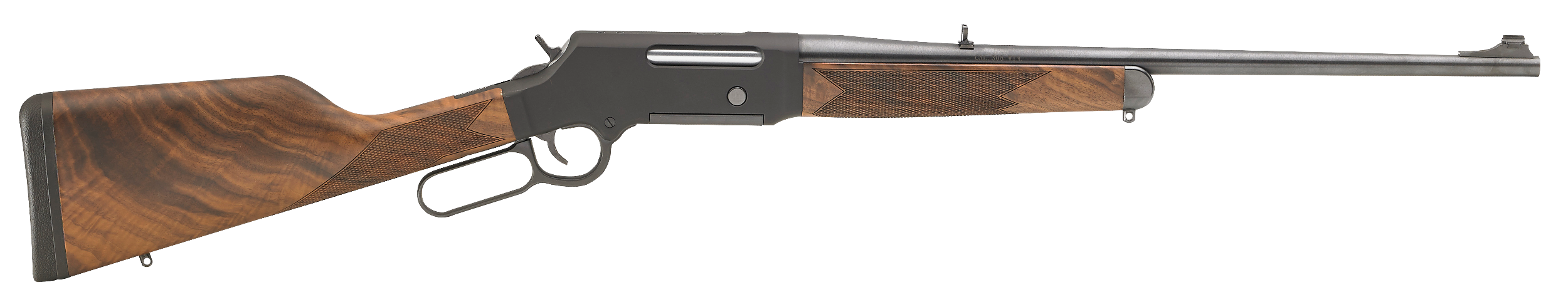 Henry H014S65 Long Ranger Full Size 6.5 Creedmoor 4+1 22" Blued Steel Barrel, Black Hard Coat Anodized Steel Receiver, American Walnut Stock Right Hand