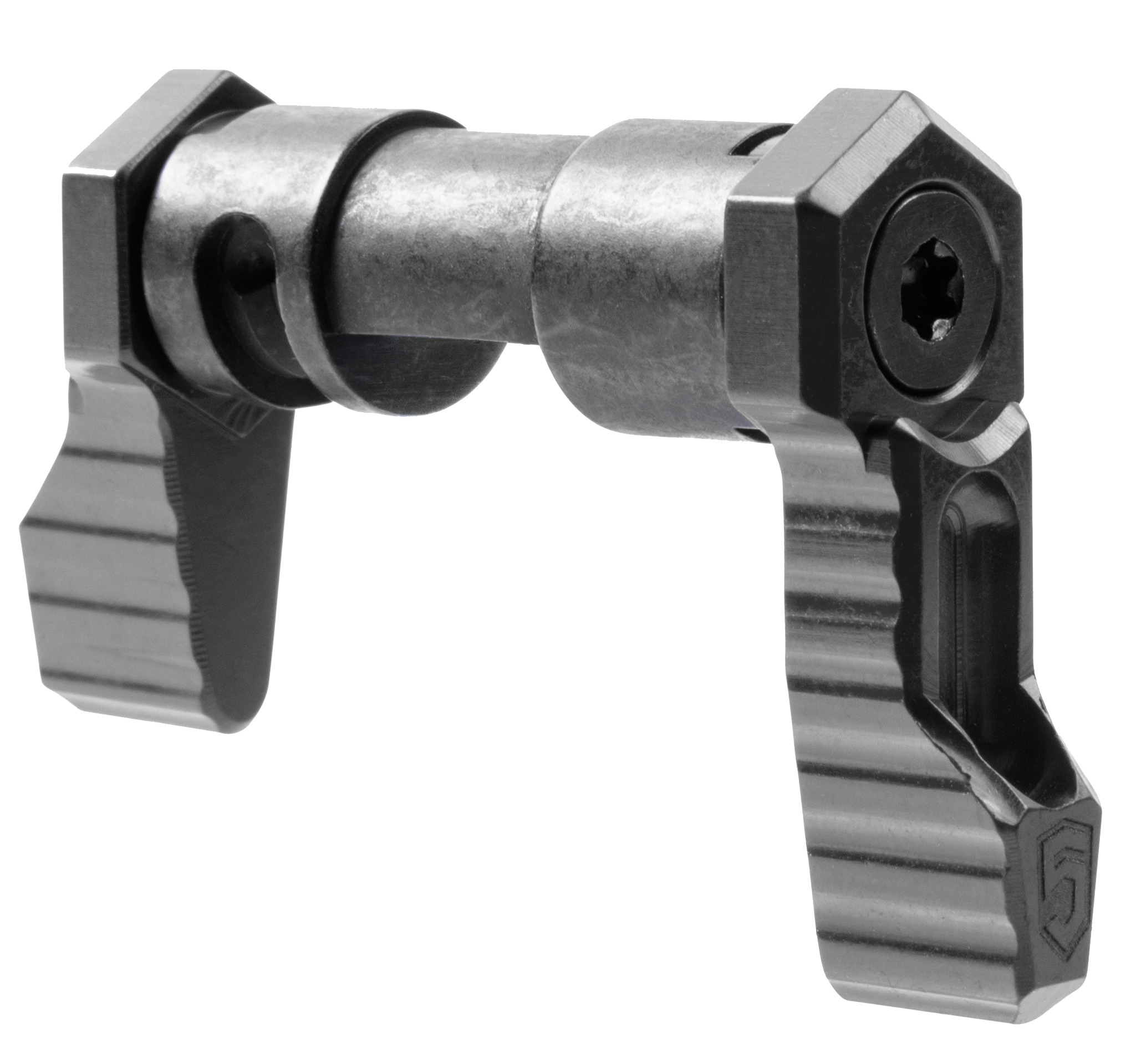 Phase 5 Weapon Systems SAFE90BLK Safety Selector 90 Degree AR-Platform Black Anodized Aluminum Ambidextrous