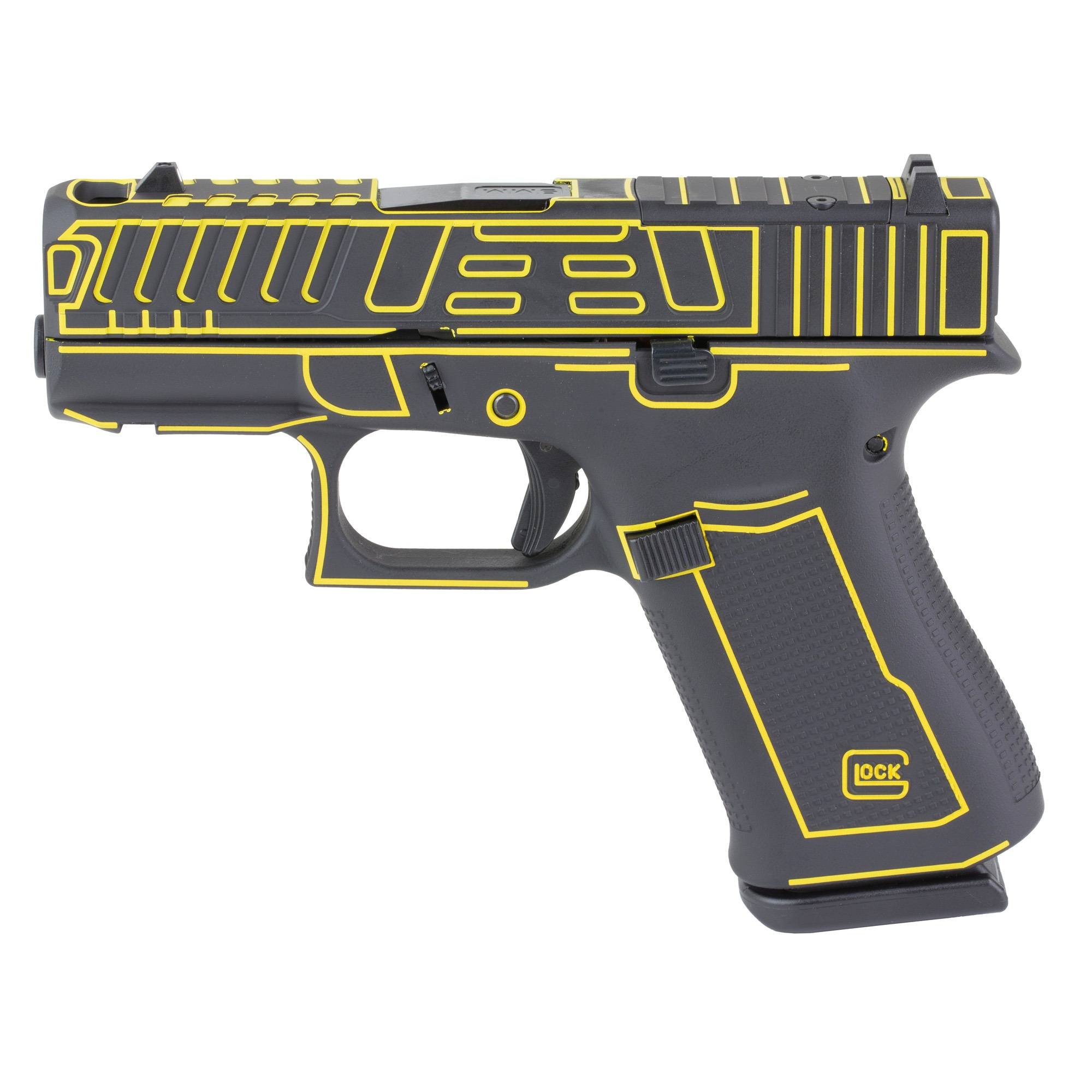 GLOCK 43X 9MM 10RD OUTLANDER YELLOW