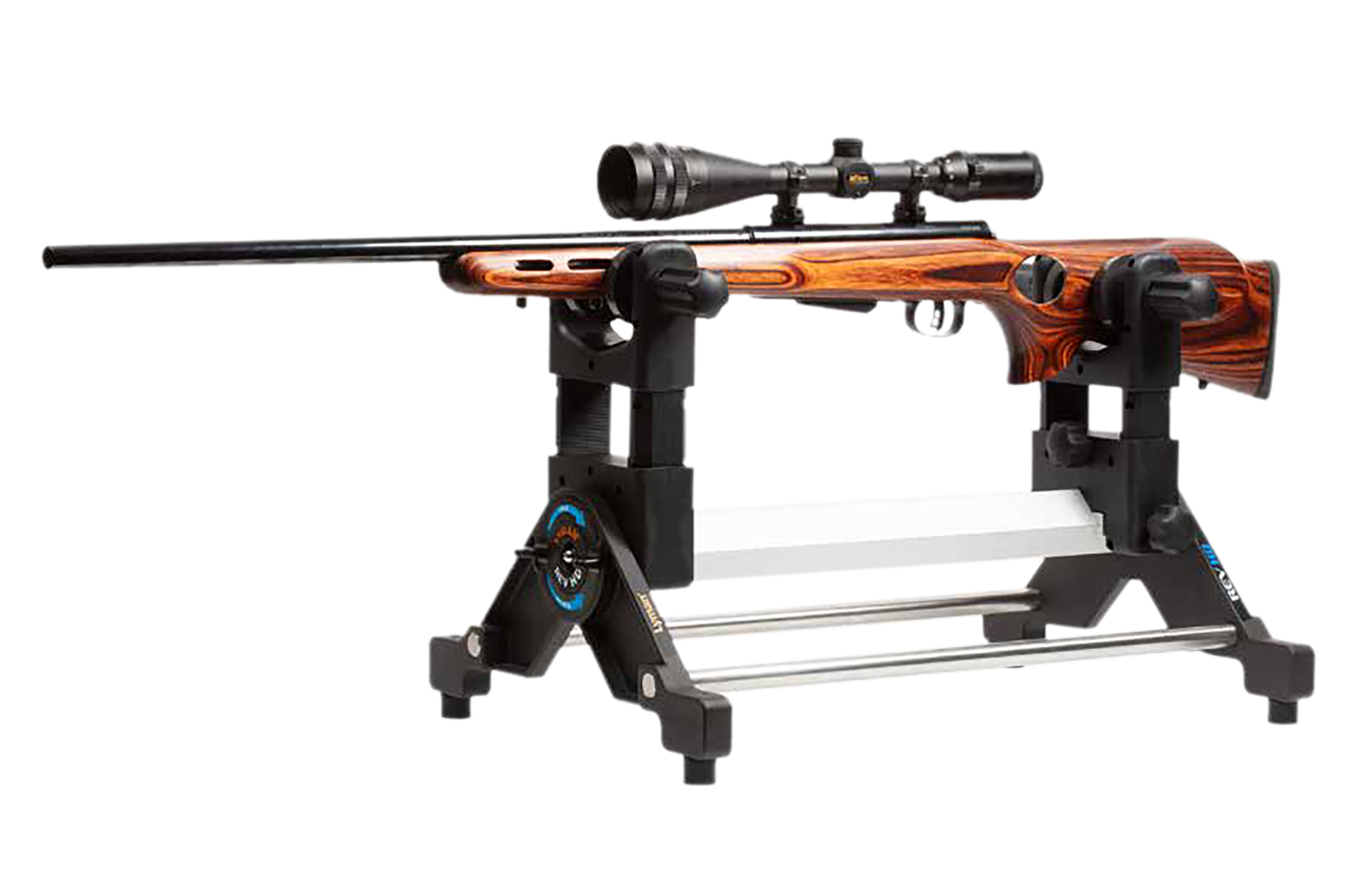Lyman 7832280 Revolution Gun Vise Black/Silver Steel/Aluminum