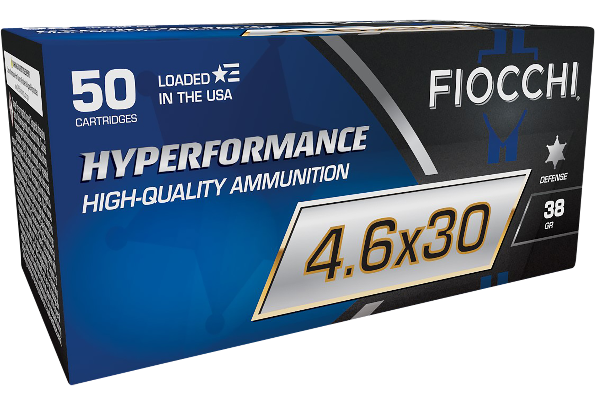 Fiocchi 46EXD Hyperformance  4.6x30mm 38gr Tipped Hollow Point 50 Per Box/20 Case