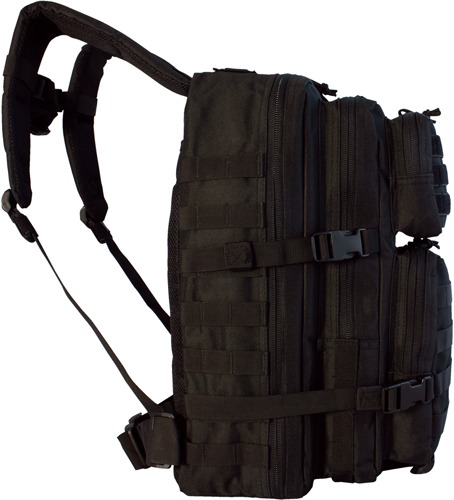 RED ROCK LARGE ASSAULT PACK BLACK W/ WEBBING