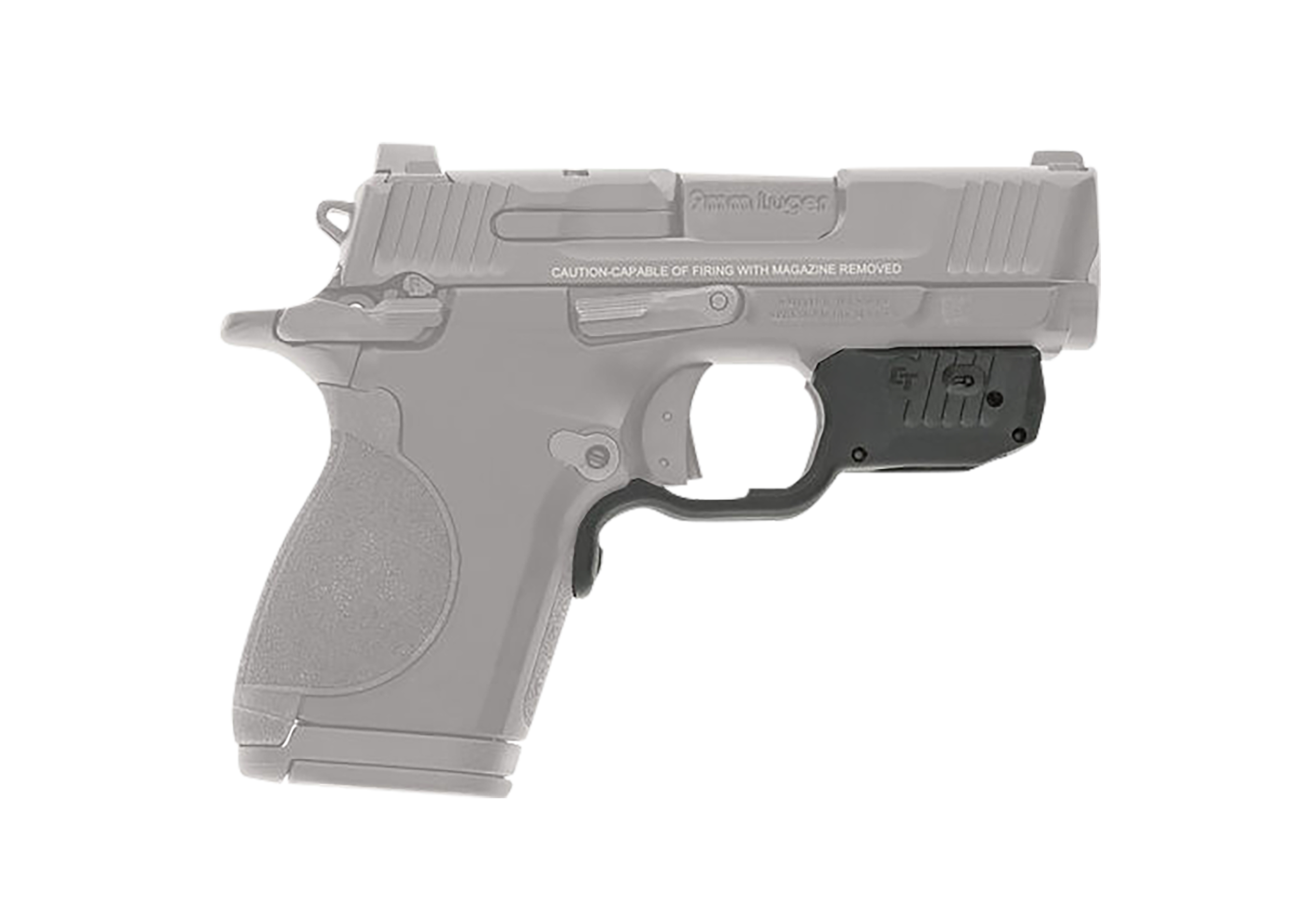 Crimson Trace 013000172 Laserguard  S&W CSX, Red Laser Black Polymer