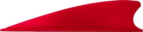 TAC VANES MATRIX 2.25" SHIELD CUT RED 36 PACK<