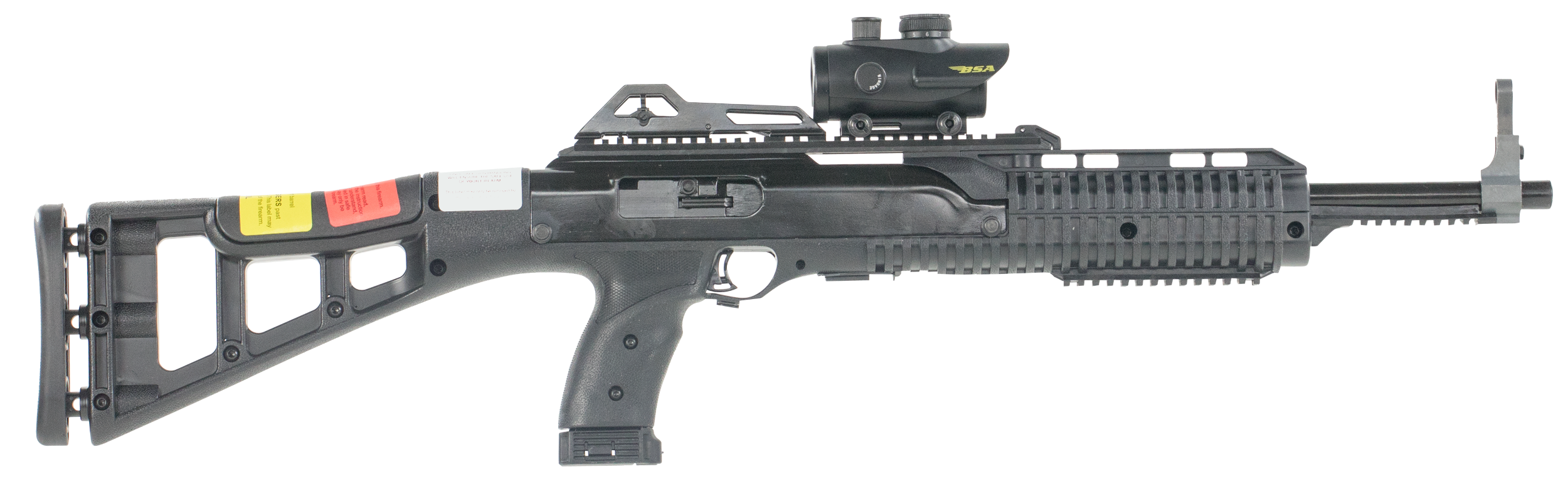 Hi-Point 4095TSRD 4095TS Carbine 40 S&W Caliber with 17.50" Barrel, 10+1 Capacity, Black Metal Finish, Black All Weather Molded Stock & Black Polymer Grip Right Hand Includes Red Dot