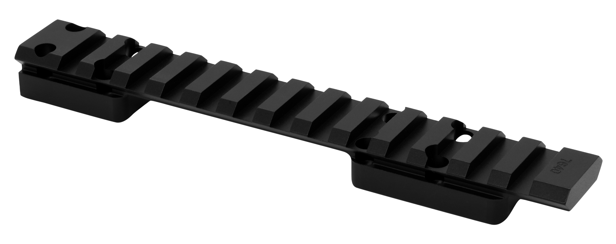 Warne 7640M Mountain Tech Tactical Rail Black Anodized Aluminum Browning X-Bolt Super Short Action, 0 MOA