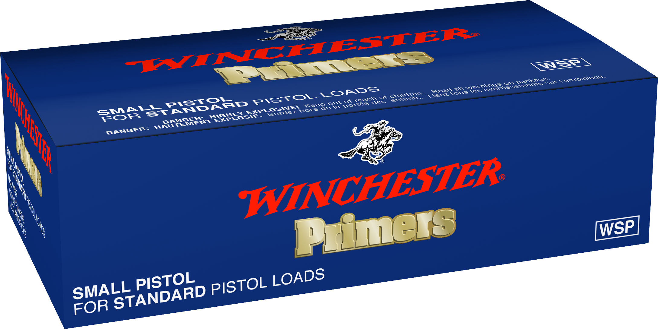 Winchester Ammo WSP Primers #1-1/2 - 108 Small Regular Handgun 1000 Per Box/5 Case