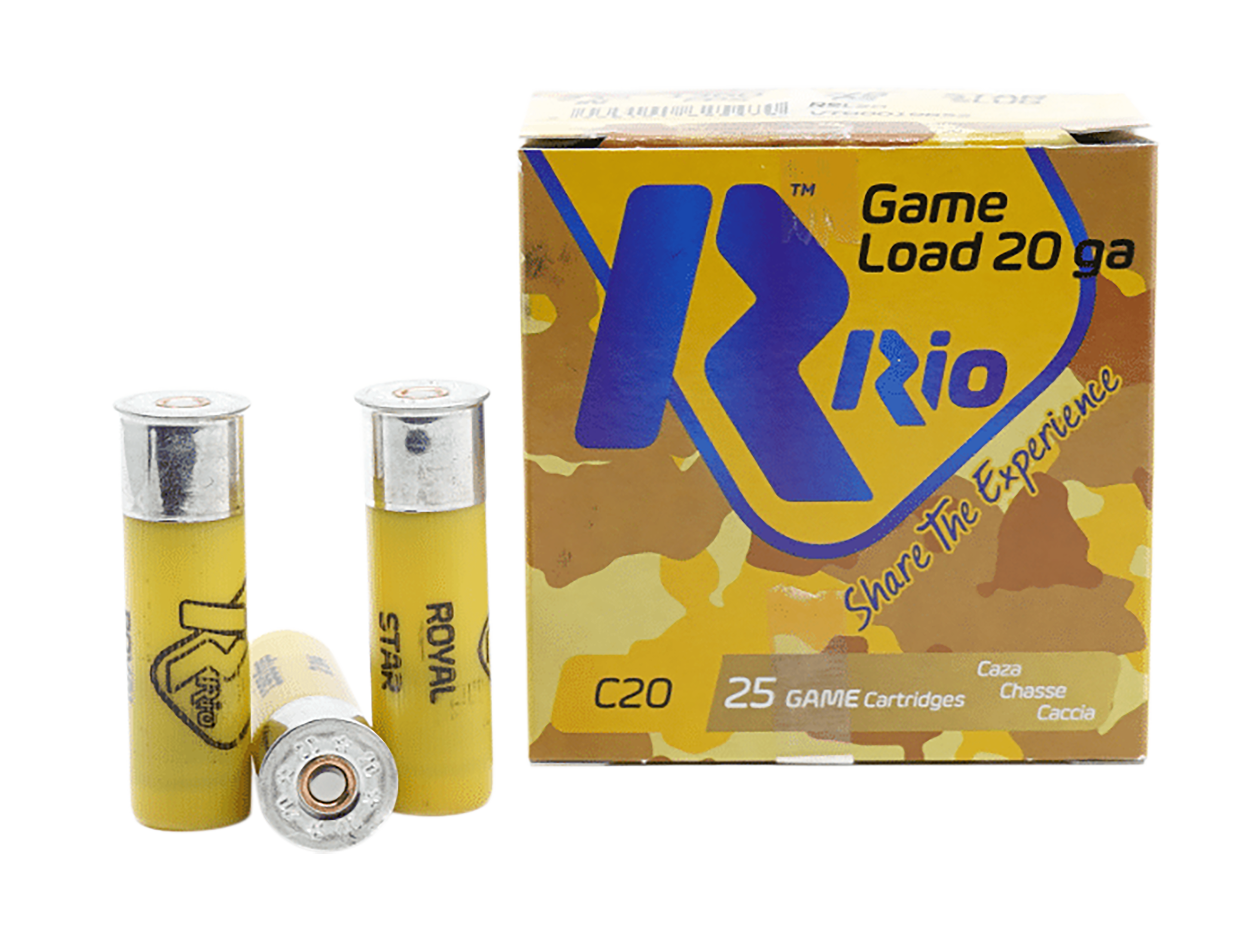 Rio Ammunition RSL20 Royal Star  20Gauge 3.875" 25 Per Box/10 Case