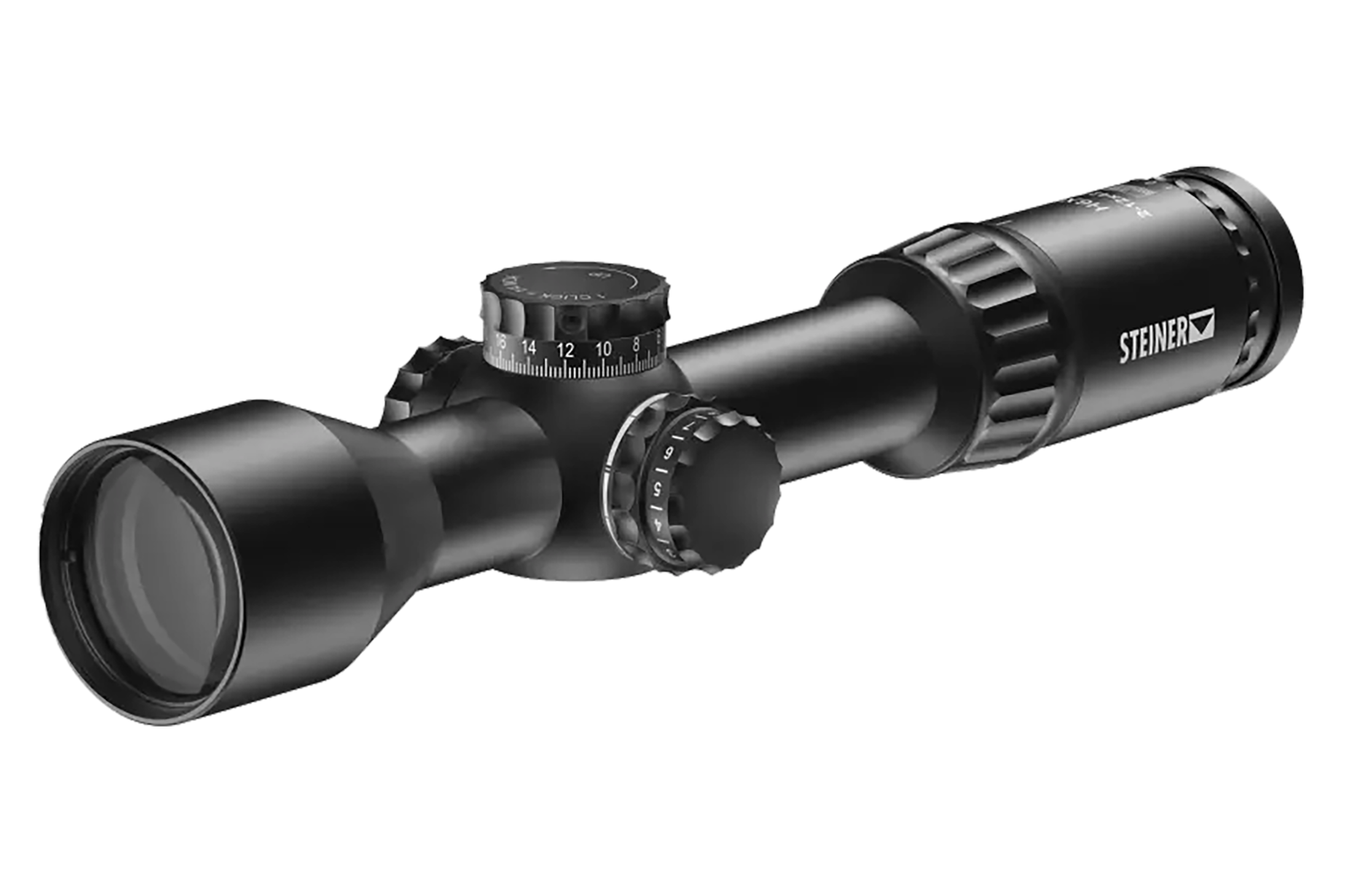 Steiner 8782 H6Xi  Black 2-12x42mm 30mm Tube, Illuminated STR-MIL Reticle
