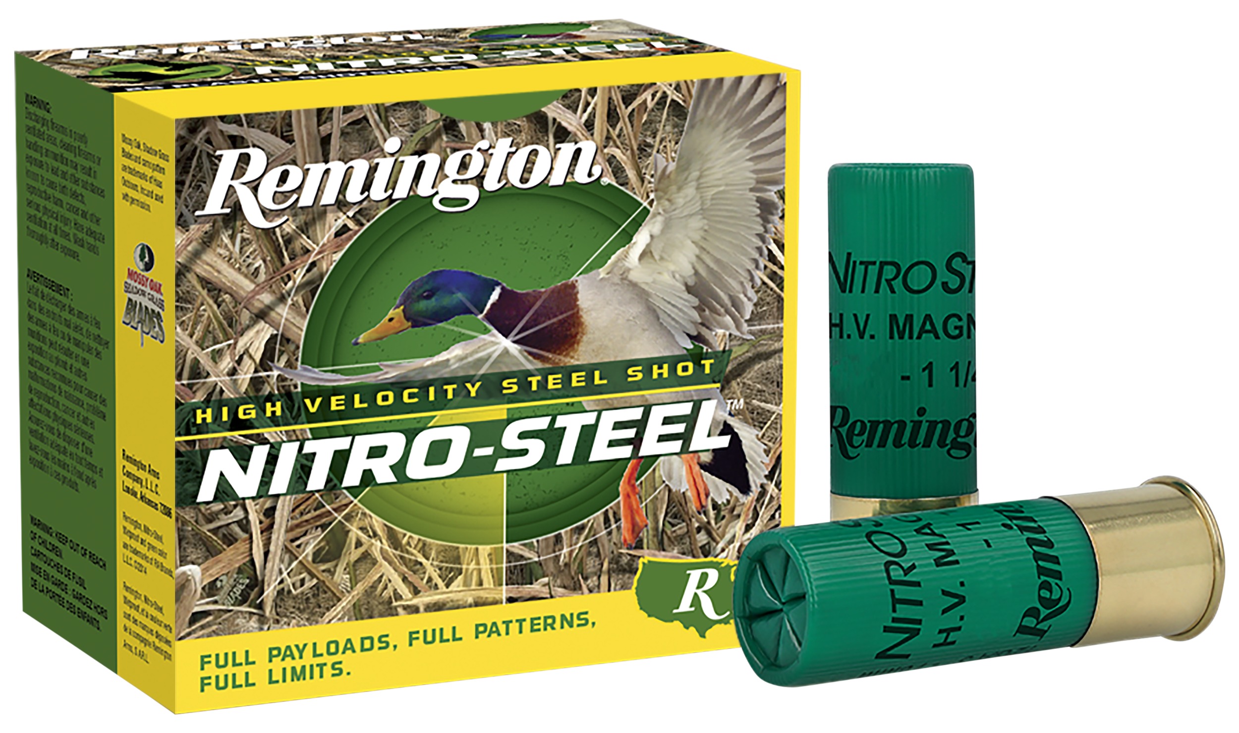 Remington Ammunition 20803 Nitro-Steel High Velocity 12Gauge 2.75" 1 1/8oz 4Shot 25 Per Box/10 Case