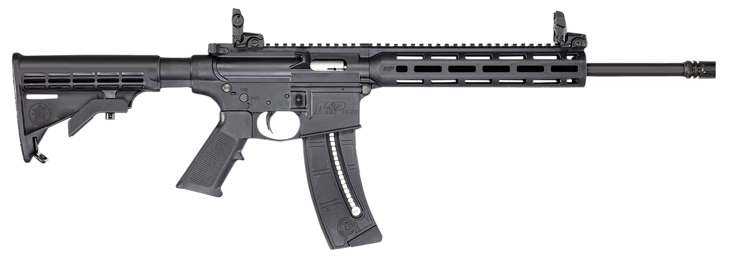Smith & Wesson 14375 M&P15-22 Sport Bundle .22 LR 25+1 16.50" Black Threaded Barrel Polymer Receiver Black Handguard Grip
