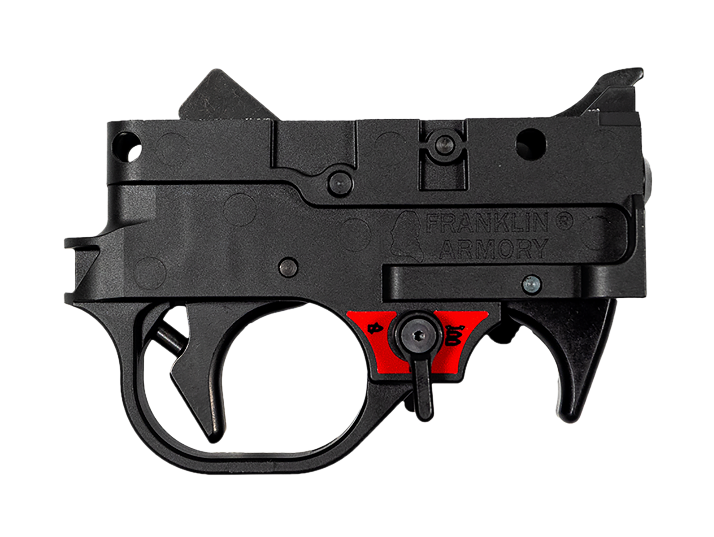 Franklin Armory 0250041BLK   Black Curved Trigger Drop-In Fits Ruger 10/22