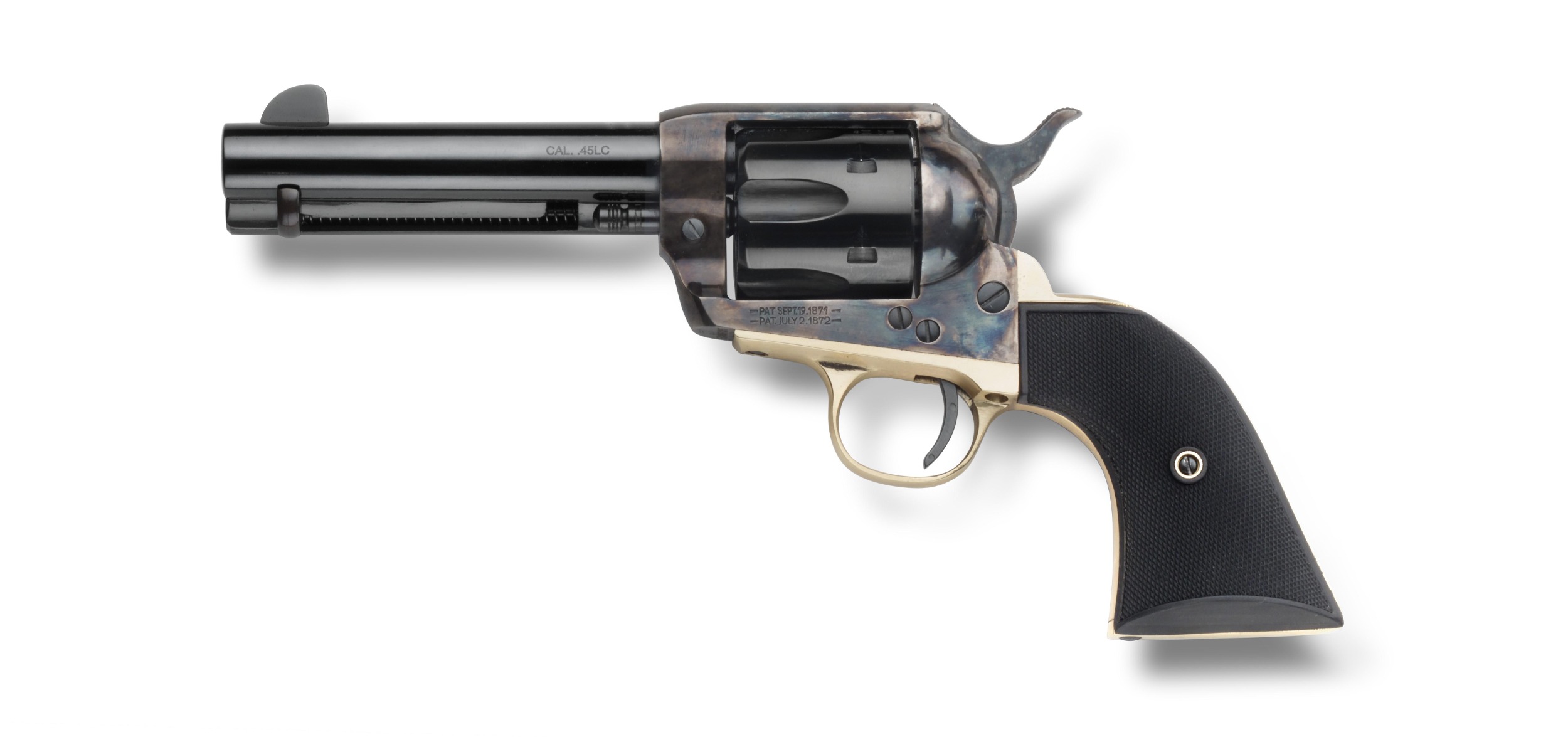 Pietta 1873 Gunfighter Handgun .357 Mag 6rd Capacity 4.75" Barrel Black Grips