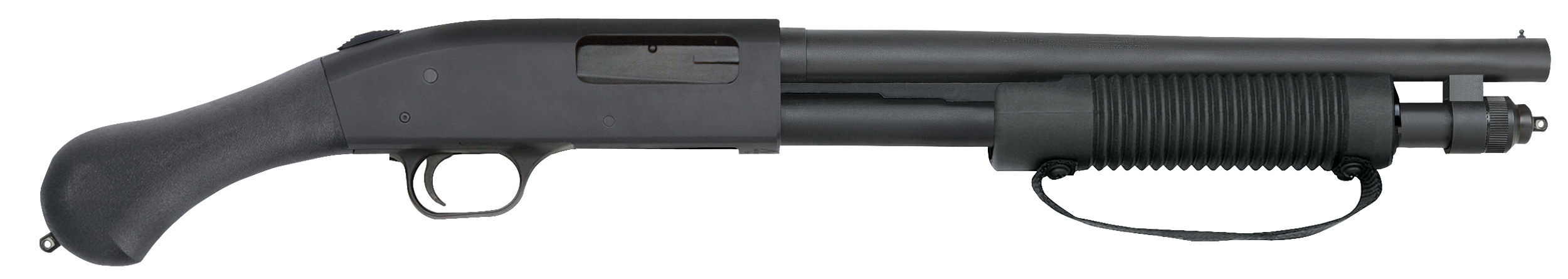 Mossberg 50657 590 Shockwave 20 Gauge Pump 3" 5+1 14.38" Matte Blued Heavy-Walled Barrel, Drilled & Tapped Matte Blued Stainless Steel Receiver, Black Raptor Birdshead Grip