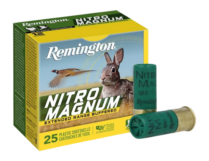 Remington Ammunition 26678 Nitro Magnum 12Gauge 2.75" 1 1/2oz 4Shot 25 Per Box/10 Case