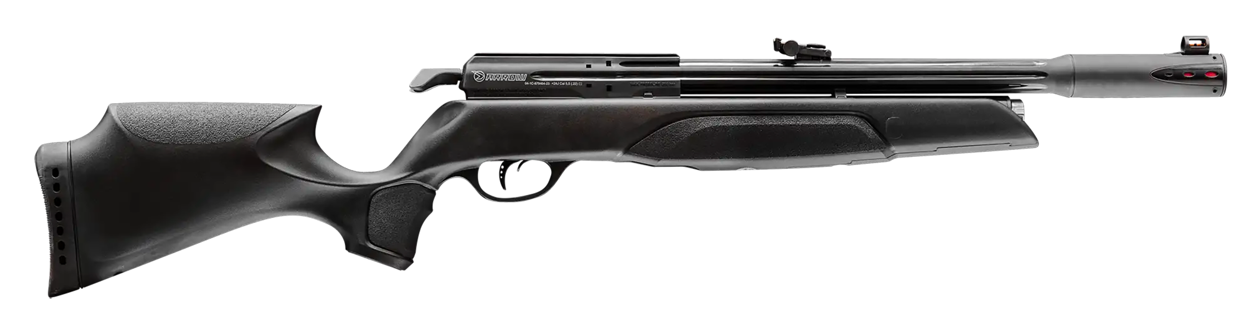 Gamo 600005P54 Arrow PCP 22 Cal 60 Pellet Shot, Black Rifled Barrel, All Weather Black Stock