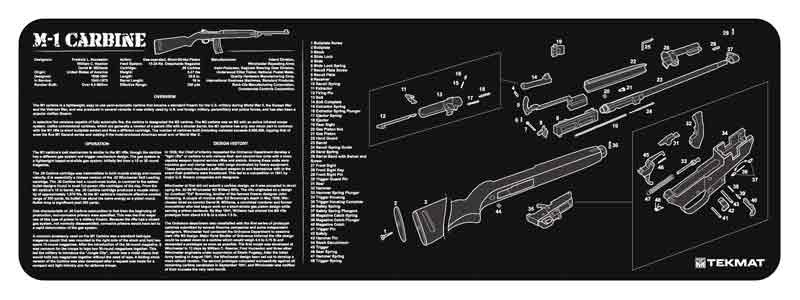 TEKMAT ARMORERS BENCH MAT 12"X36" M1 CARBINE