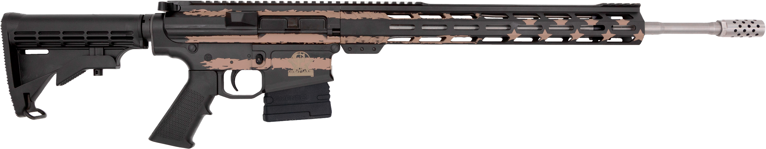 Great Lakes Firearms GL1065SSFDST GLFA 6.5 Creedmoor 10+1 20" Stainless Steel Desert Flag