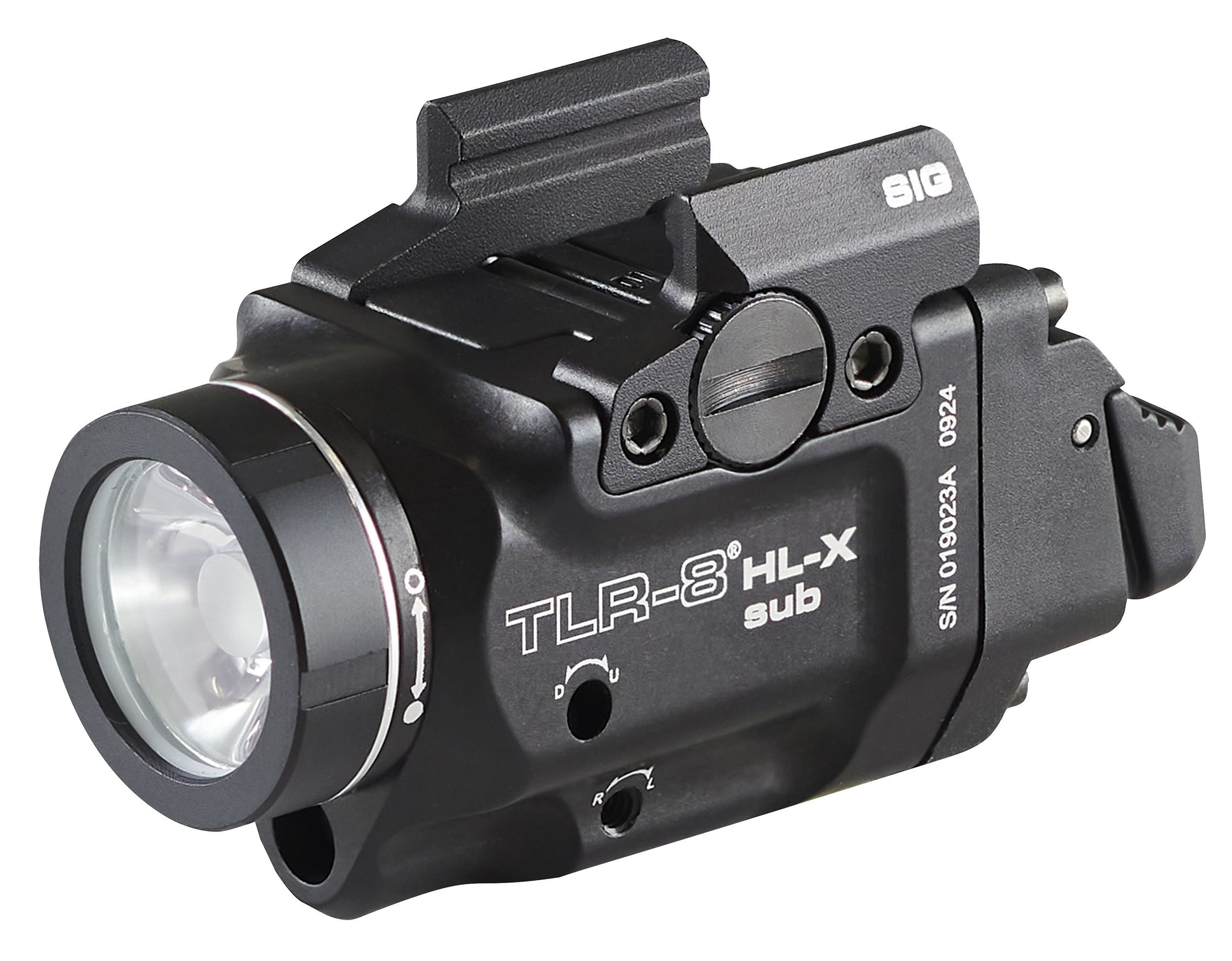 Streamlight 69467 TLR-8  Black Aluminum Sig P365/XL 1,000 Lumens Red Laser