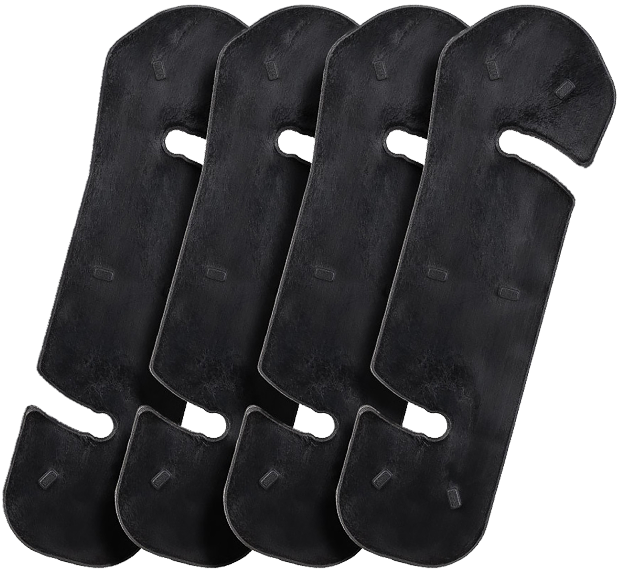 Mdt Sporting Goods Inc 104185BLK Buttstock Spacer Kit Black 4 Pack