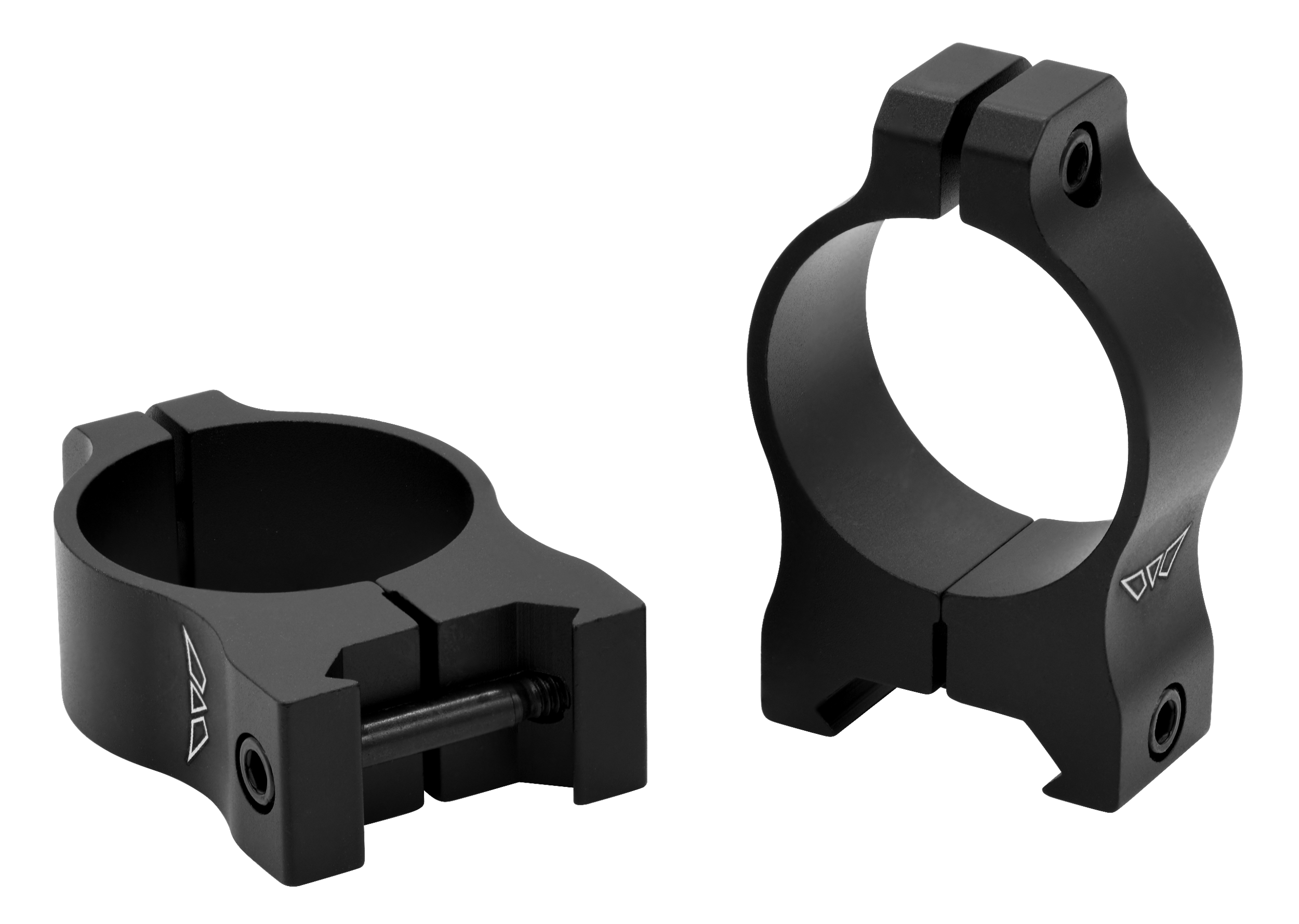 Warne V414M Scope Rings Vapor Matte Black 30mm Medium