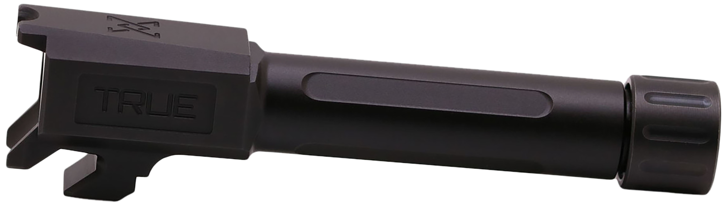 True Precision Inc TPSHCBXTBL Springfield  9mm Luger 3.10" Threaded Black Nitride Stainless Steel, Fits Springfield Hellcat