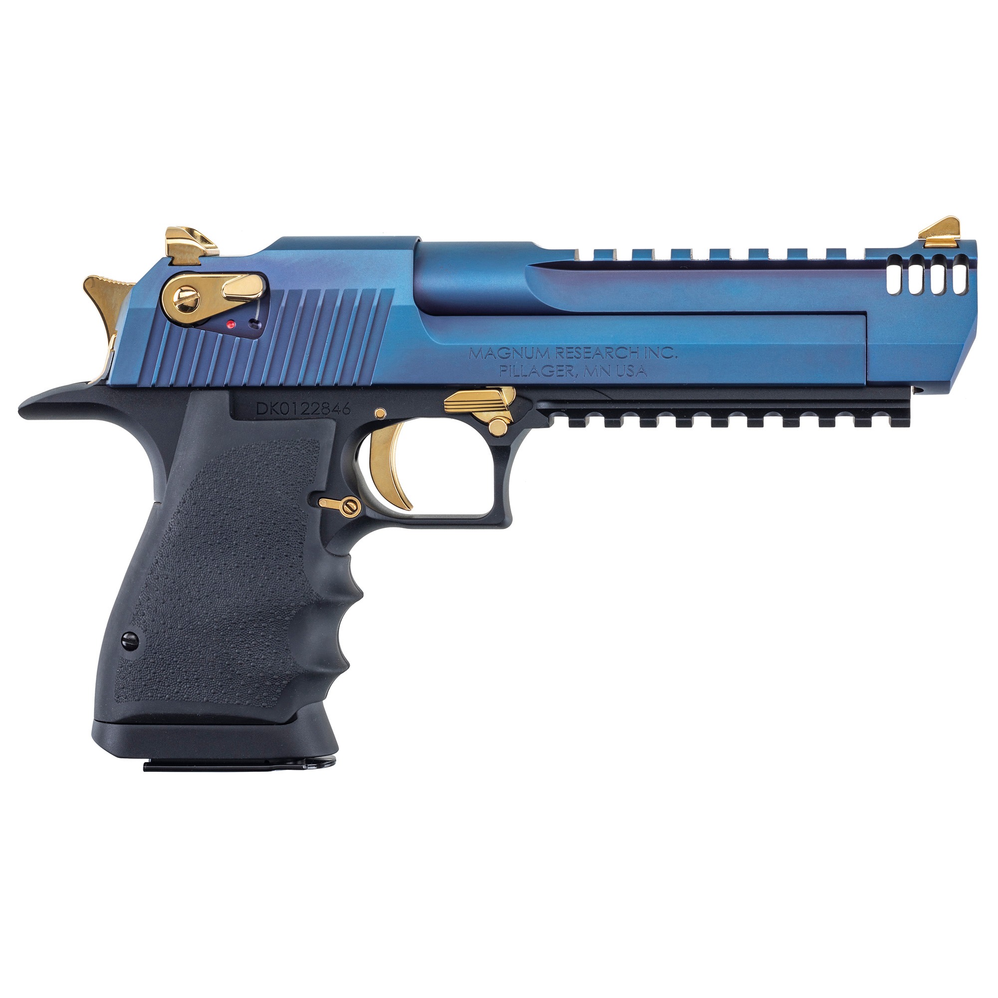 DE L6 44MAG 6" 8RD CARBO BLUE/BLK