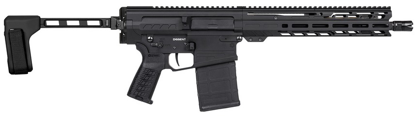 CMMG DISSENT MK3 BRACED 308WIN 12.5 ARMOR BLACK