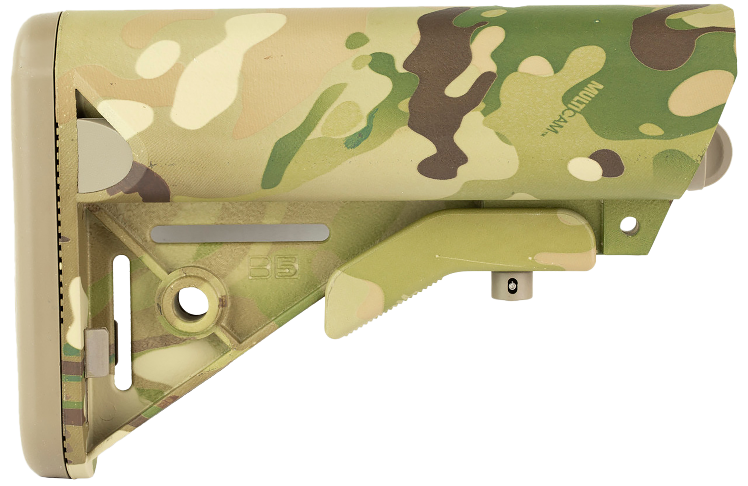 B5 Systems SOP1078 Enhanced SOPMOD Multi-Cam Synthetic for AR-Platform with Mil-Spec Receiver Extension (Tube Not Included)