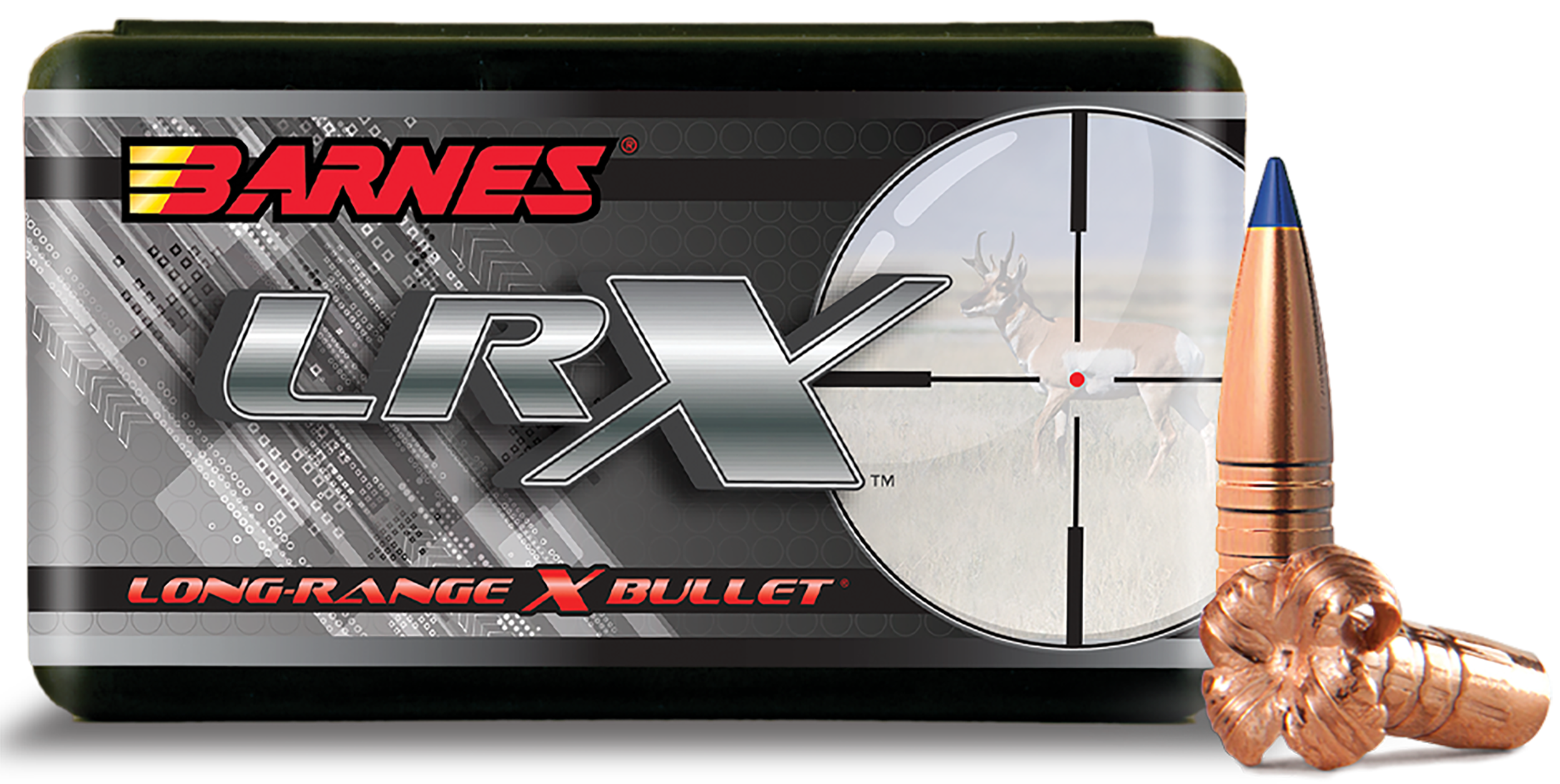 Barnes Bullets 30374 LRX Long Range 30Cal 200gr Boat Tail 50/Box