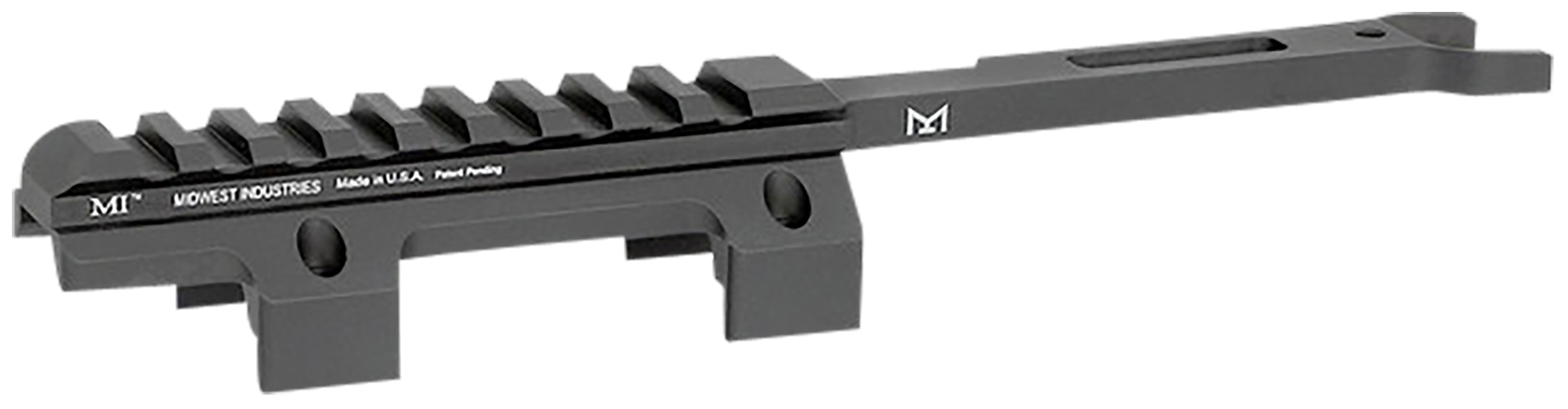 Midwest Industries MIMP5KTR HK MP5K Top Rail M-LOK  Black Anodized 0 MOA