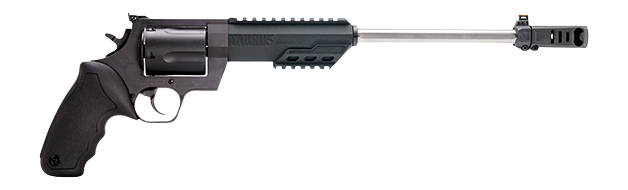 Taurus 2-350141RH Raging Hunter Large 350 Legend 6 Shot 14" Overall Matte Black Picatinny Rail Barrel w/Muzzle Brake, Cylinder & Stainless Steel Frame, Transfer Bar Safety, Exposed Hammer