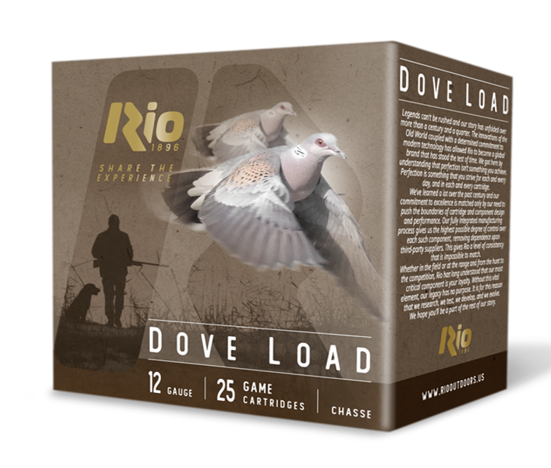 RIO RDL3275 DOVE LOAD 12G 2-3/4 7-1/2 25/10