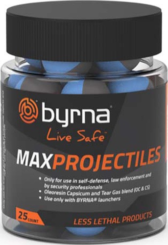 BYRNA MAX PROJECTILES 25 COUNT TUB .68 CAL