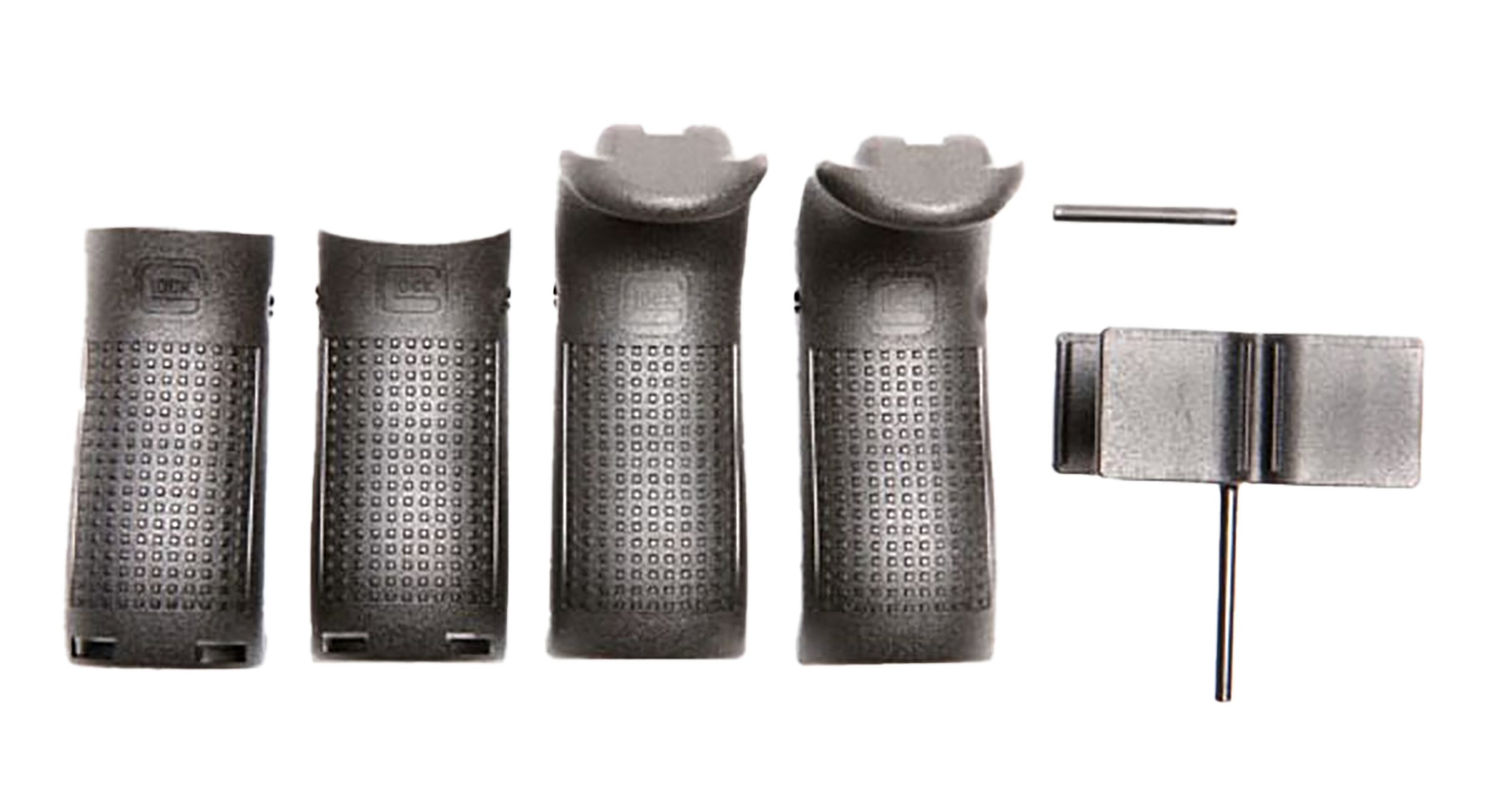 Glock 30821  Backstrap/Beavertail Set Black Polymer