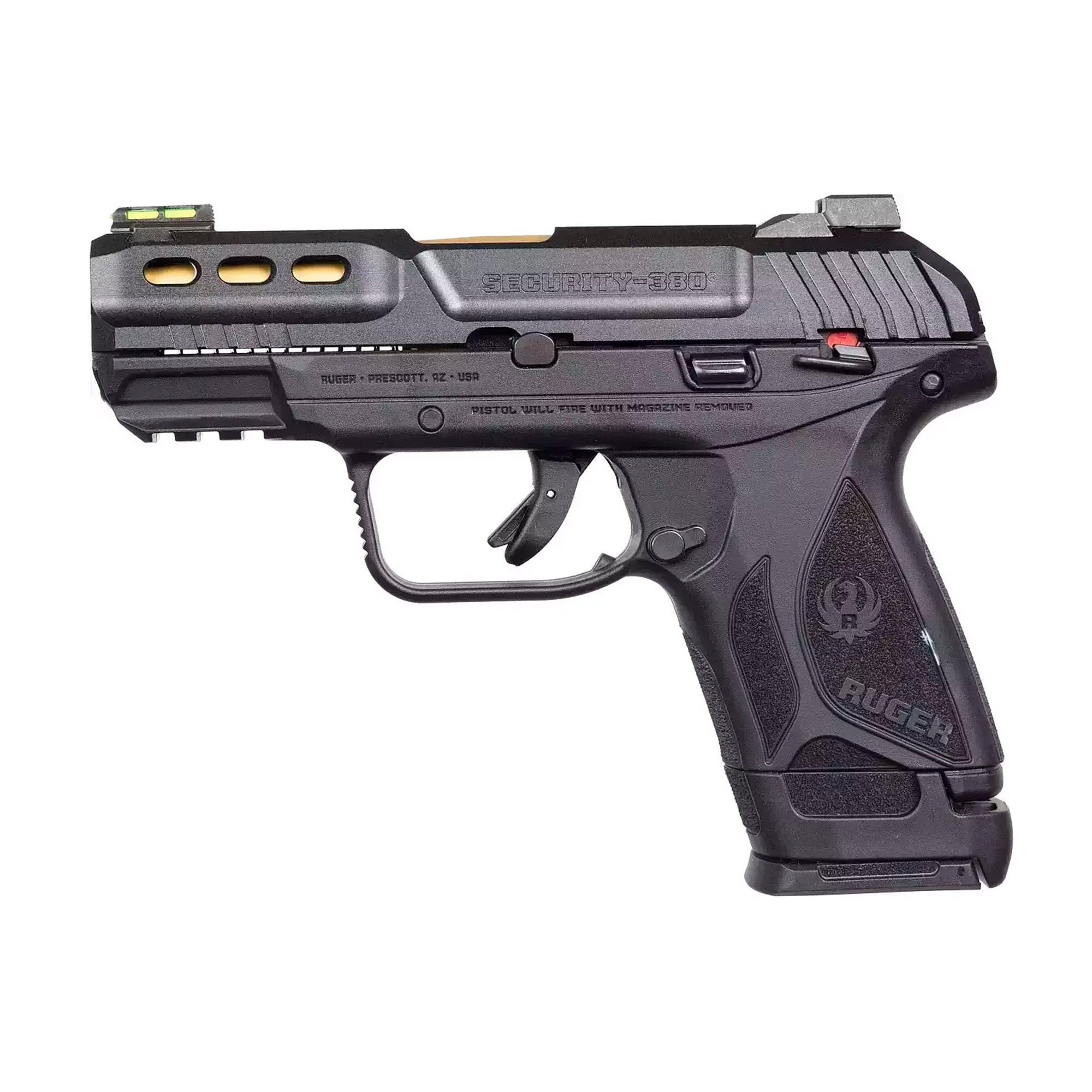 RUGER SEC-380 380ACP 3.42" 15RD GLD