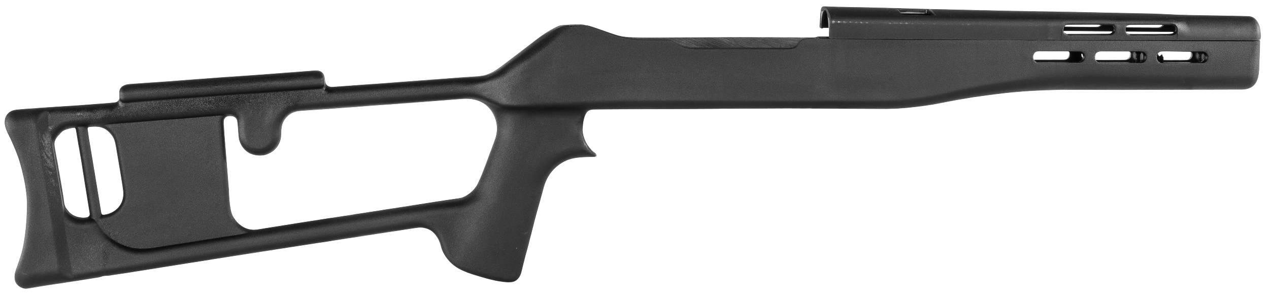 Advanced Technology RUG3000 Fiberforce Rifle Stock Fixed Thumbhole Black Synthetic for Ruger 10/22 (Non-Takedown Models)