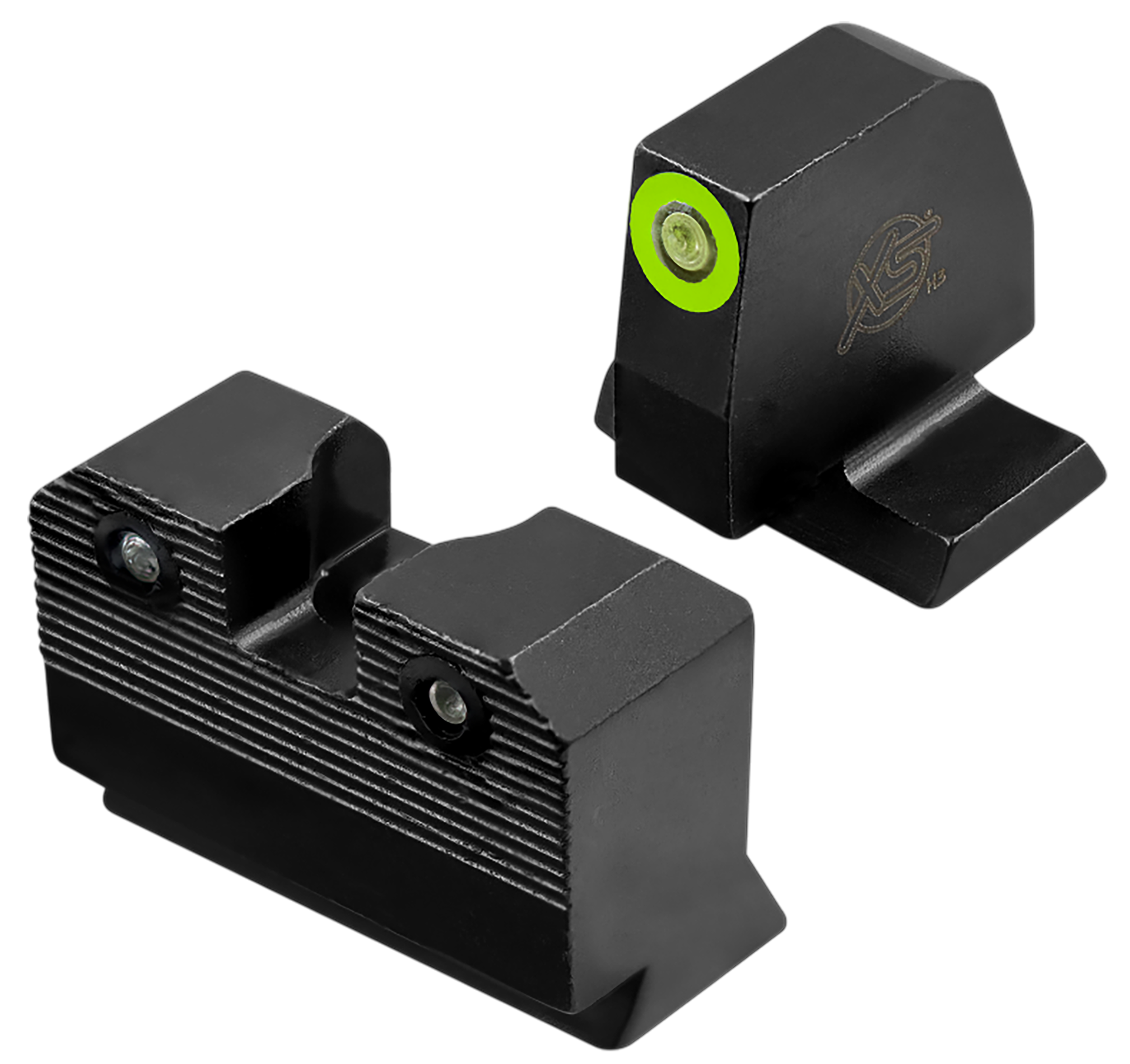 XS Sights SWR205P6G R3D 2.0 Night Sight Set Green Tritium Front/ Black Oxide Frame, Fits S&W M&P 2.0 OR Full Size & Compact