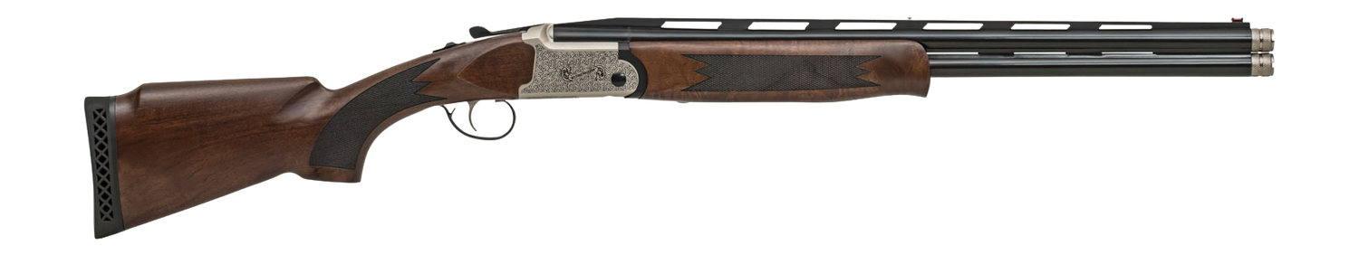 Crickett KSA4300S My First Shotgun Sporting 410 Gauge Break Open 3" 2rd 22" Over/Under Barrel, Engraved Silver Receiver, Fixed Walnut Stock