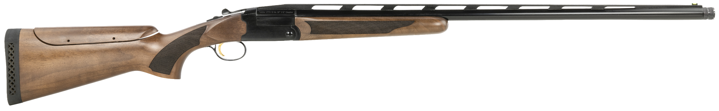 Pointer KIRSTTS12 STTS Sport Trek Full Size 12 Gauge Break Open 3" 1rd 30" Blued Vent Rib Barrel, Blued Steel Receiver, Adj Cheekrest Turkish Walnut Stock, Ambidextrous