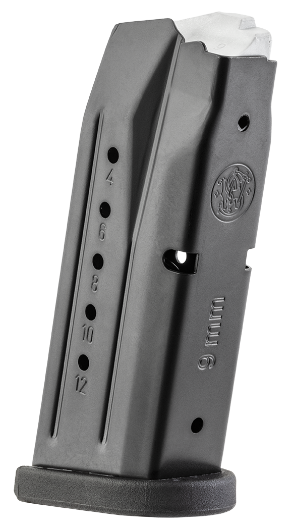 Smith & Wesson 194540000 M&P Compact 12rd 9mmLuger Blued Steel