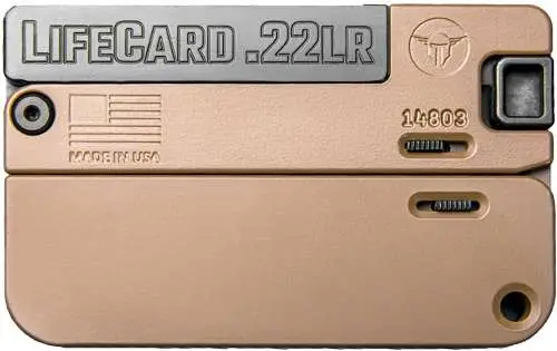 TRAILBLAZER FIREARMS LIFECARD 22LR PISTOL BARRET BROWN ALUMINUM