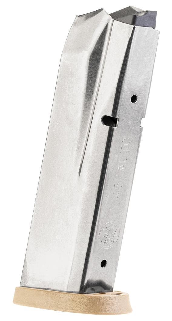Smith & Wesson 194700000 M&P  10rd 45ACP Brown Floor Plate Steel