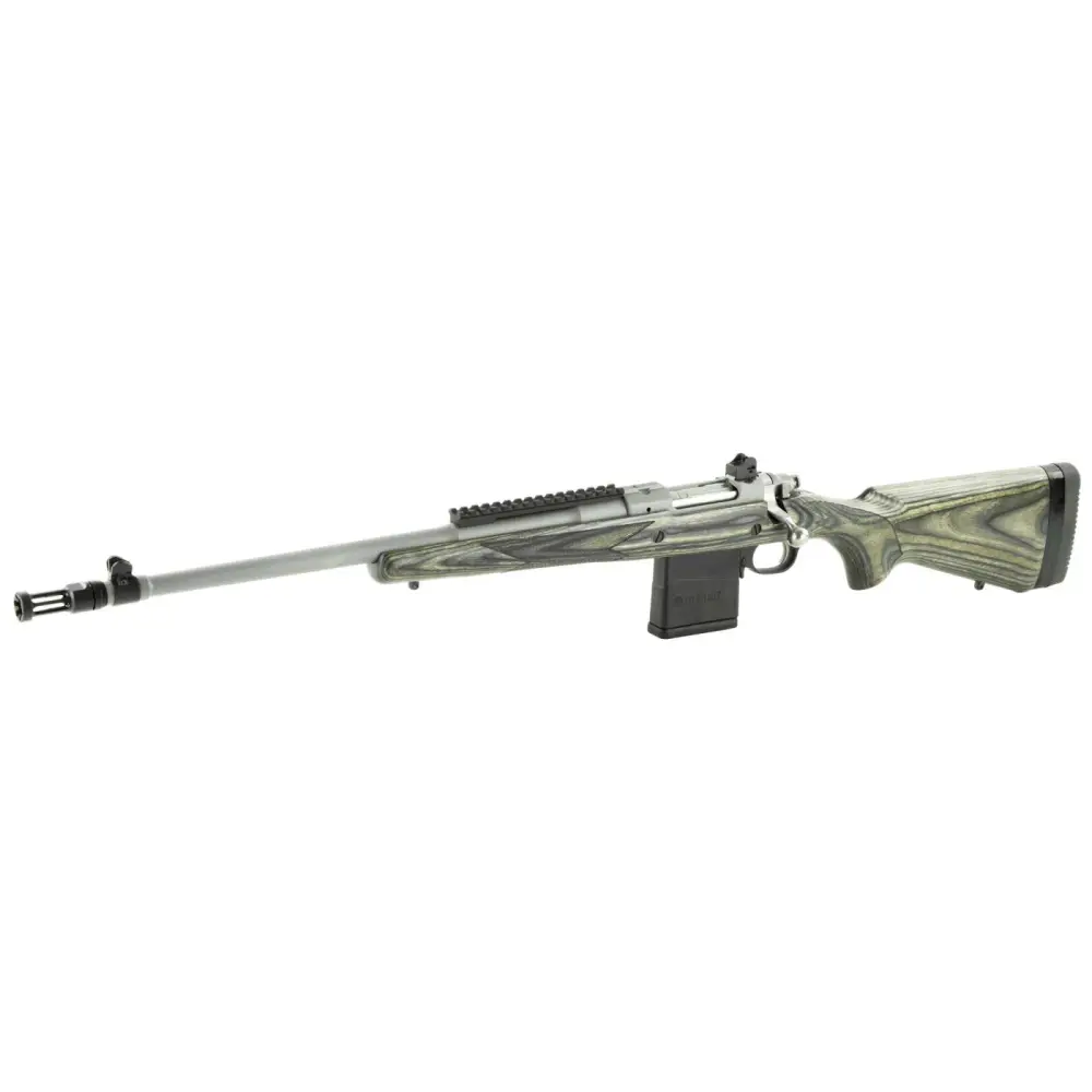 RUGER SCOUT RIFLE LH 308 WIN 18.7" MATTE STS BLK LAM STK 10RD DETACH