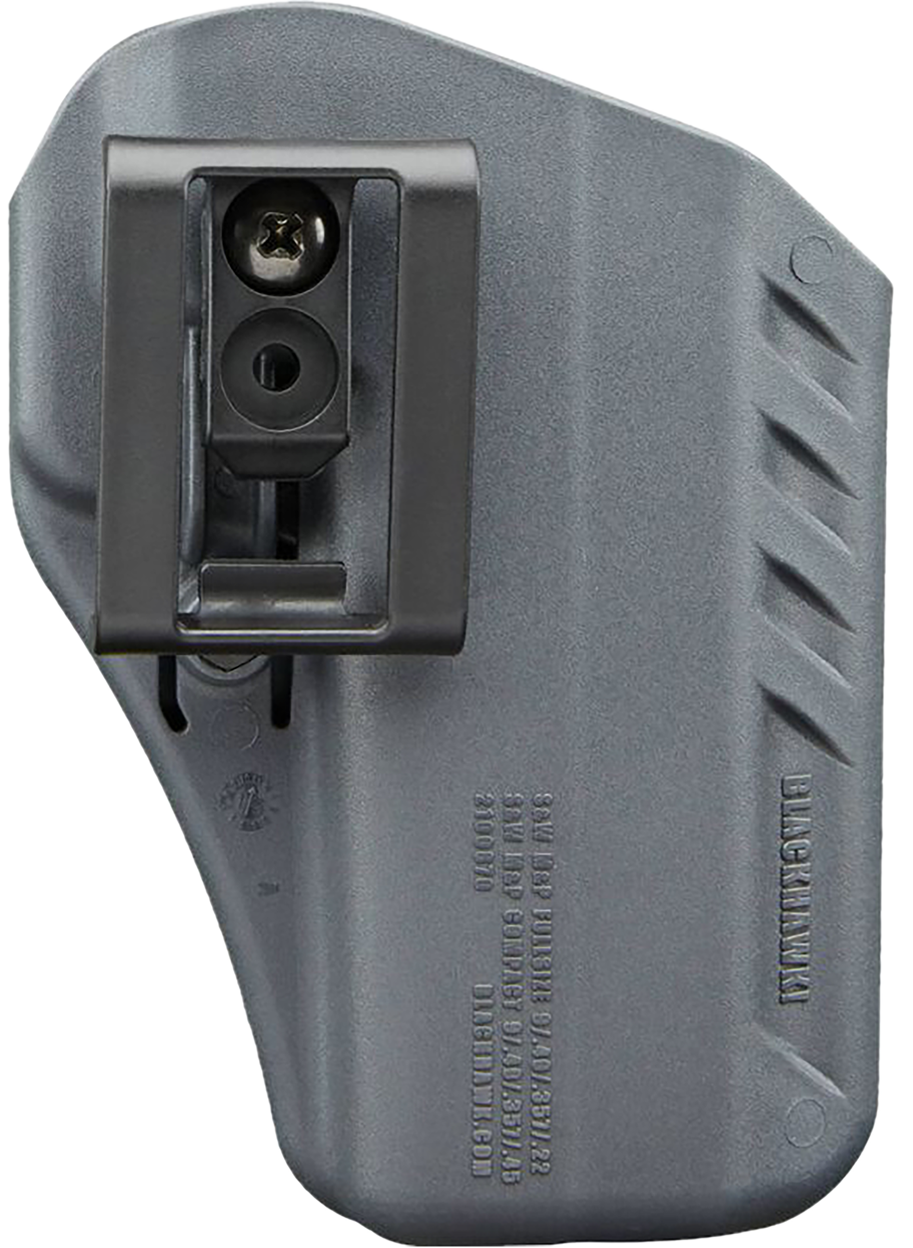 Blackhawk 417563UG A.R.C. IWB Urban Gray Polymer Belt Clip Fits S&W M&P Shield/M&P Shield 2.0 Ambidextrous