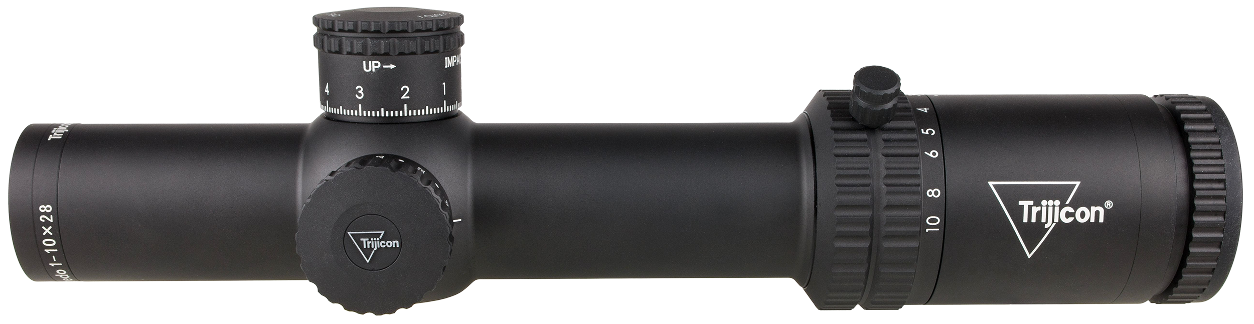 Trijicon 2900050 Credo Matte Black 1-10x28mm, 34mm Tube Illuminated Green/Red Segmented Circle Enhanced Reticle